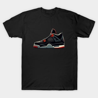 Michael Jordan Retro 4 Bred T-Shirt